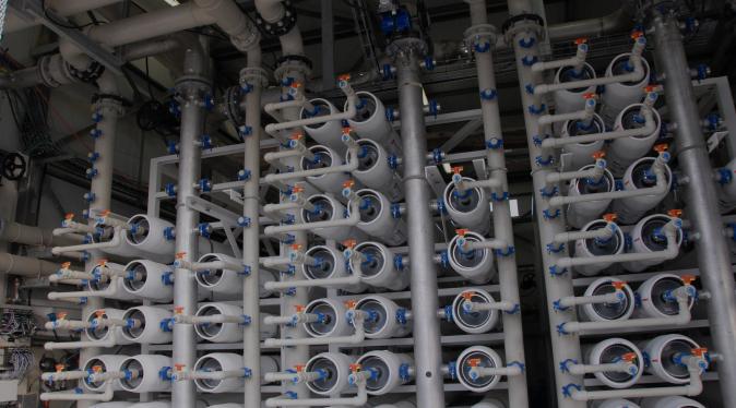 Usine de dessalement de l'eau de mer Mekorot Israël