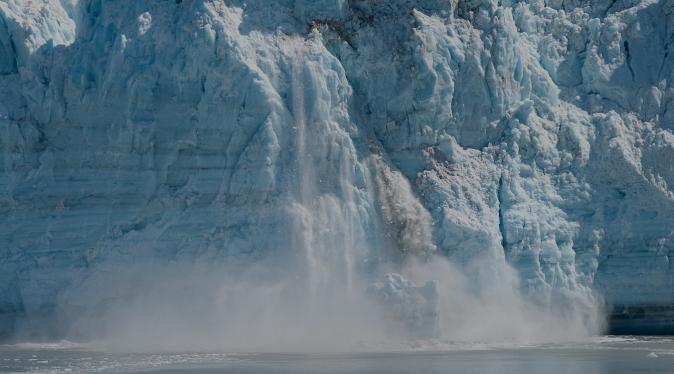 Glacier qui fond en Alaska