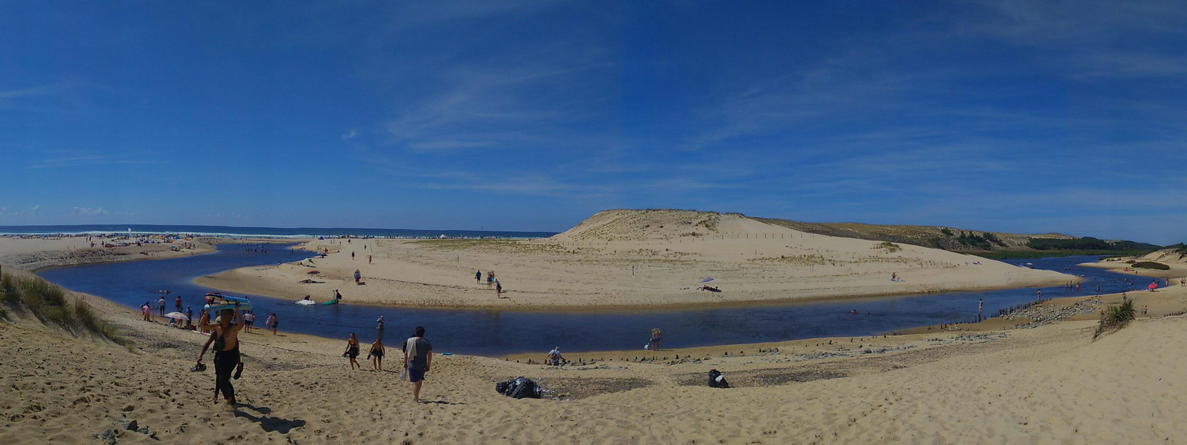 L'estuaire du Courant d'Huchet, Moliets-Plage